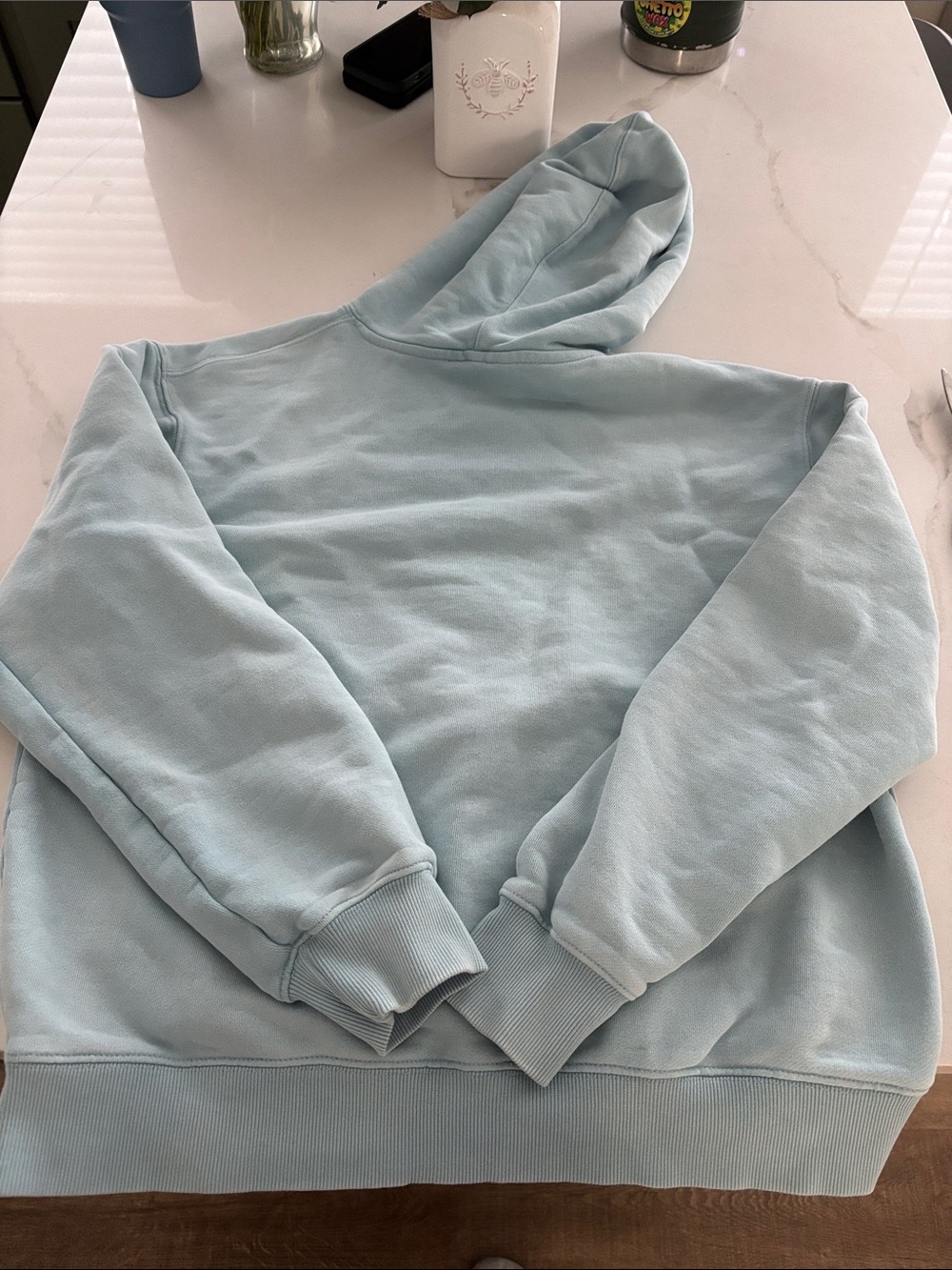 YoungLA Size S Light Blue Hoodie - Picture 5 of 8